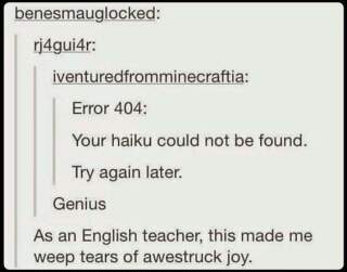 geek haiku